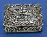 Sterling Silver Cherub Snuff or Pill Box by Francis Howard Ltd 1970