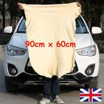 Chamois Natural Leather Real Genuine Car Shammy Chammy Drying Cleaning Cloth