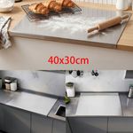 Stainless Steel Cutting Chopping Board Dough Board Meat Bread Kitchen Countertop
