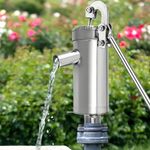 Heavy Duty Stainless Steel Manual Well Pump, Hand Water Suction Pump For Home UK