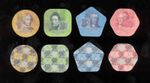 Transnistria 2014 Set of 4 composite plastic coins 1 3 5 10 Rubles  UNC
