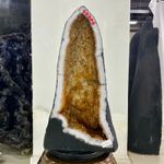 61.39LB Large Natural citrine geode cluster quartz crystal cathedrals specimen