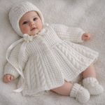 Baby Swing Matinee Coat, Bonnet and Booties