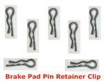 RETAINING R CLIPS PINS TO SUIT BRAKE DISC PAD (SMALL) STEEL CLIP CALIPER PMBR6