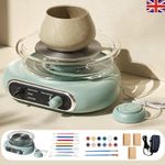 Mini Pottery Wheel Kit Electric Pottery Wheel with 8 Pottery Shaping Tools UK
