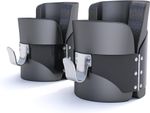 Inversion Boots - Pair, 30mm, Max. Load 250 kg, Safety Lock, Foam Padding, Black