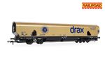 R60322 Hornby OO Drax - Biomass - Wagon - Gold Livery (Drax 50th Anniversary)