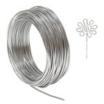 Aluminium Wire for Craft 1mm 2mm 3.2mm 4.5mm Jewellery & Florist Modelling Wires