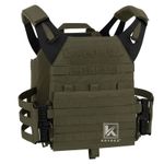 KRYDEX 2.0 Tactical Plate Carrier Jump Quick Release Vest MOLLE Panel Green
