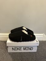 Nike Mind 001 Pregame Mules Slides Black - UK8 - Brand New ✅ - Fast delivery 🚚 