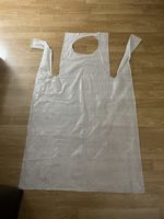 White Polythene Aprons Disposable 16Mu Pack of 1000 (F)