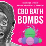 3 Pack Peoples CBD 200mg CBD Bath Bomb | Lavender,Peppermint & Eucalyptus,Cherry