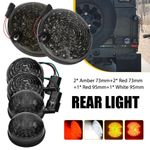 LED Indicator Stop/Tail Fog Reverse Light For Land Rover 90/110 Defender Smoked