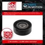 Aux Belt Idler Pulley fits VOLVO XC90 Mk1 2.4D 02 to 14 Guide Deflection Febi