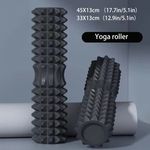 45cm Yoga foam roller muscle massage Block pilates tools Yoga Column fitness foa