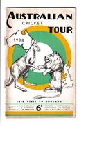 CRICKET - BOOK - Australian 1938 Tour to England - 19th Visit