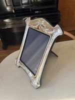 Large 30cm Antique Edwardian Sterling Silver Photo Frame - W.J. Myatt, Birminghm