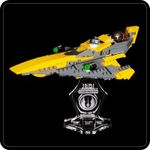 Display stand angled for Lego 75214 Anakin's Starfighter (A1045)