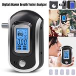 Digital Alcohol Breath Tester Analyzer LCD Display Portable Breathalyzer Dete