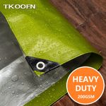 HEAVY DUTY WATERPROOF TARPAULIN EYELETS COVER GROUND SHEET CAMPING BUILDERS TARP