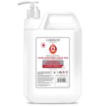 Alcohol Hand Sanitiser Rub 80% Lqiuid  Pump 5 Litre Anti-Bacterial Sanitizer 5L