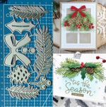 Metal Cutting Dies Holly Leaf Bow DIY Scrapbooking Embossing Card Crafts Stencil