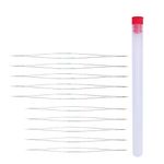 Assorted Color Beaded Needles with Clear Case for Stitching and Jewelry