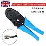 Electrical Ratchet Crimping Crimper Tool for Non Insulated Electric Terminals