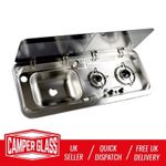 Lavanda Campervan Two Burner Gas Hob Combination Unit LD851 LEFT HAND SIDE SINK
