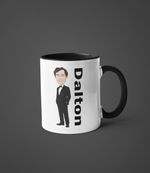 James Bond Timothy Dalton Unofficial Movie theme Cartoon Graphic Art Mug