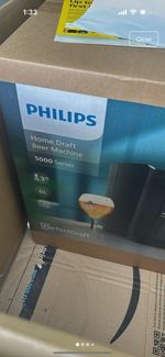 phillips perfect draft beer dispenser machine 5000 series Stella keg included
