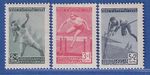 Yugoslavia 1948 Balkan Games, Central Europe. athleticism. Mi. No. 557-559 **/MNH 