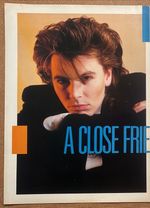 JOHN TAYLOR - 1986 full page UK magazine poster DURAN DURAN