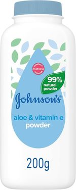 Johnsons Baby Aloe Vera And Vitamin E Powder 200g