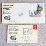 WI Womens Institute Jubilee Souvenir Covers Kent 1969 1979 FDC Postmark X2