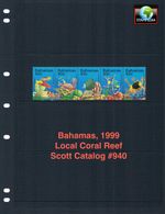 $11.00 Scott Value - 1999 BAHAMAS Coral Reef Caribbean Sea Fish CV MNH NH UMM
