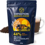 Luxury Hot Chocolate - Real 44% Belgian Milk Chocolate Flakes - 250G