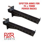 FXR Sports Safety Support Spotter Arms 75 x 75mm (PAIR) for Power Rack