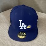 New Era 59FIFTY LA Dodgers MLB Blue Fitted Cap Hat Size 7 5/8