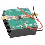 RF Power Amplifier with Heat Sink Amplification Module for FM Ham Radio