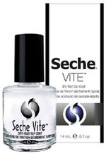 Seche Vite Nail Treatment ~ Dry Fast Top Coat 14ml/0.5 Floz ~