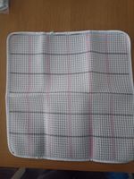 White Latch Hook Canvas, 38×38cm, 4hpi, with sewn-in backing
