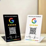 Nfc 215 programmable QR code Google Review Card NFC station table NFC Google Rev