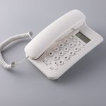 Large Button Landline Corded Telephone Home Office Hotel Desk Phone Caller ID UK