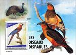 EXTINCT BIRDS Parrots Bird MNH 1v-Stamp Sheet #2446 (2023 Central Africa)