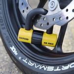 Oxford Motorcycle Security HD Max Brake Disc Lock Yellow Sold Secure