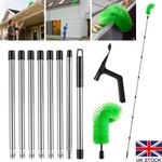 Gutter Cleaning Tools Roof Gutter Cleaner with Telescopic Extendable Pole Brush