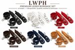 Handcuffs & Ankle Cuffs A Restraint Set Genuine Leather Best Fit In Variations