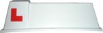White Roof Box L Plate Sign Learner Driver Instructor Magnetic FREE DELIVERY