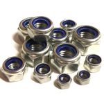 M2 M3 M4 M5 M6 M8 M10 M12 M16 to M36 Nyloc Nuts T Type Nylock A2 Stainless Steel